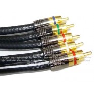 Cable Digital RCA Video RGB   Audio R/L, 5 vías 50 m